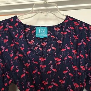 Escapada Flamingo Dress